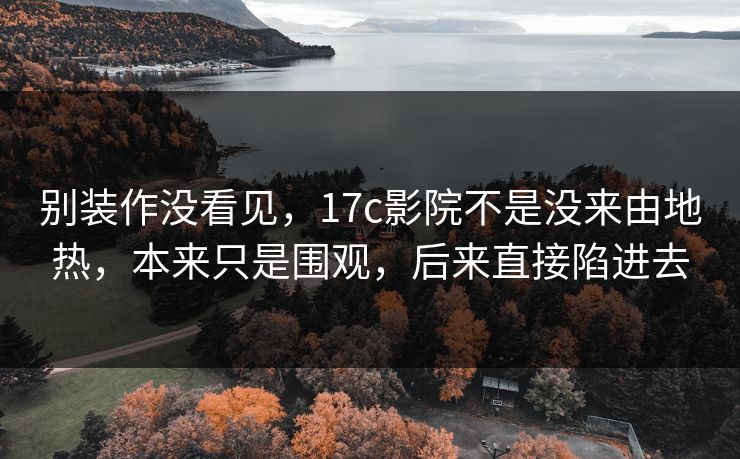 别装作没看见,17c影院不是没来由地热,本来只是围观,后来直接陷进去